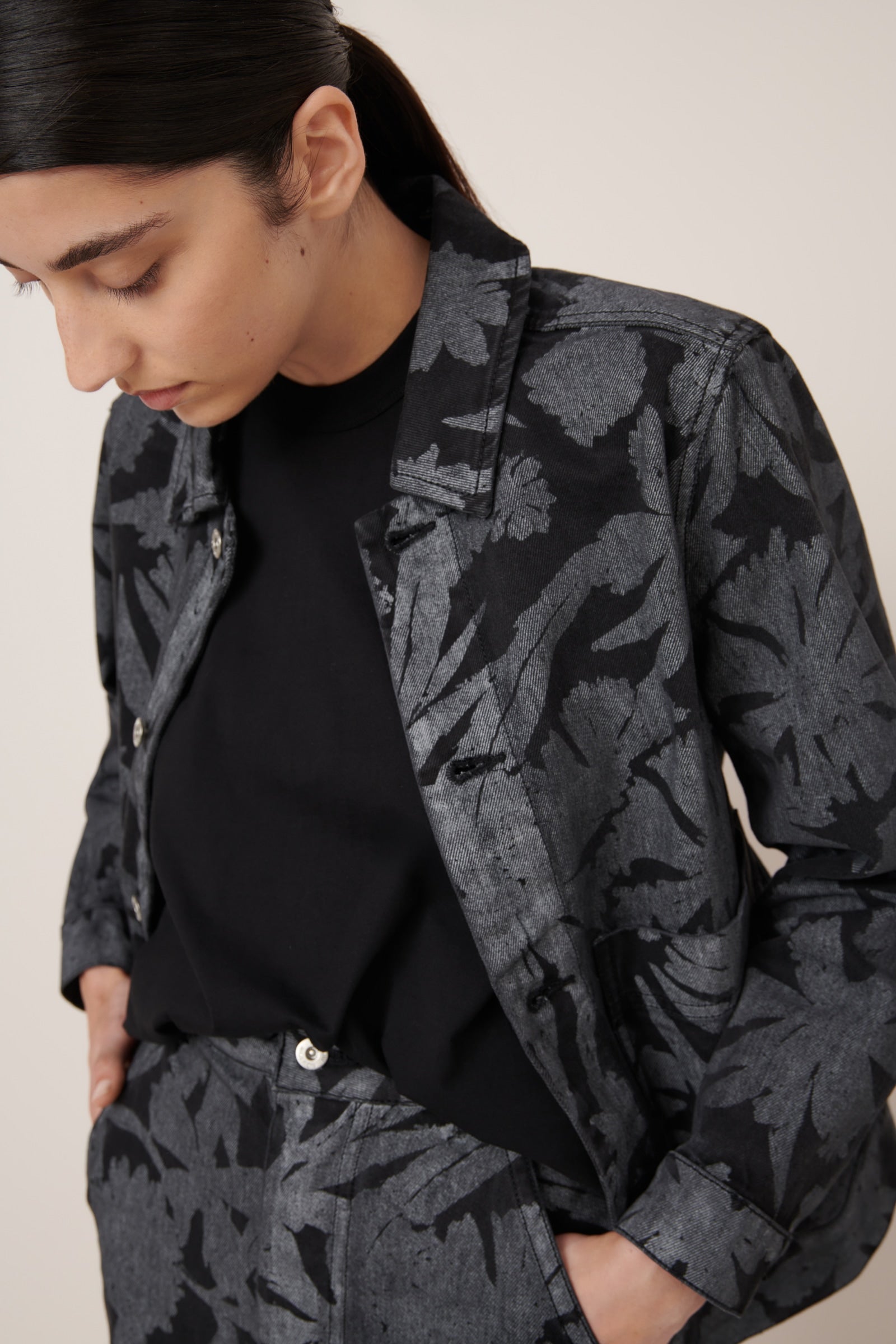 Kowtow Worker Jacket – Etched Denim